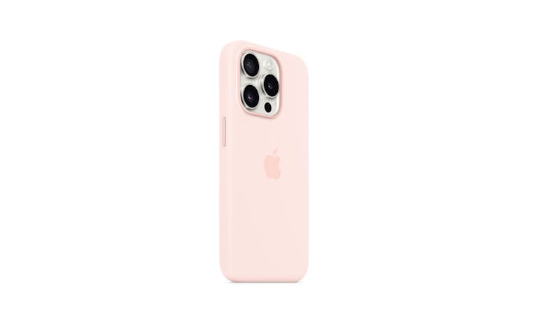 Apple MT1F3FE/A iPhone 15 Pro Silicone Case with MagSafe - Light Pink_1