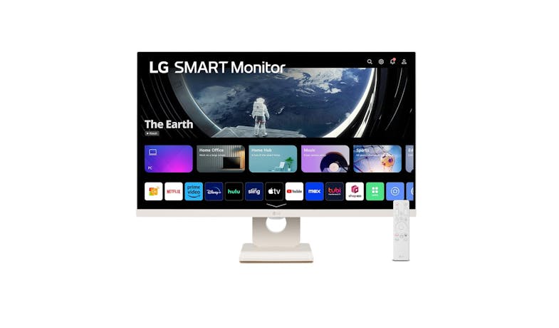 LG 27SR50F-W 27" Full HD IPS Smart Monitor with webOS - White