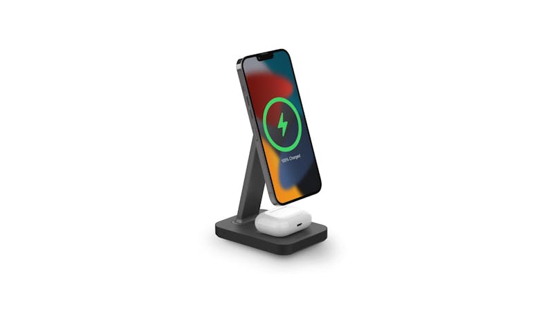 Mophie 401309752 2 in 1 Wireless Chargning Stand - Black_1