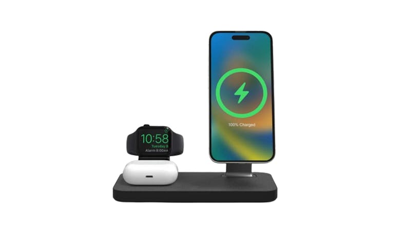 Mophie 401309757 3 in 1 Wireless Charging Stand - Black_1