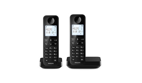 Philips D2702B/90 Cordless phone - Black