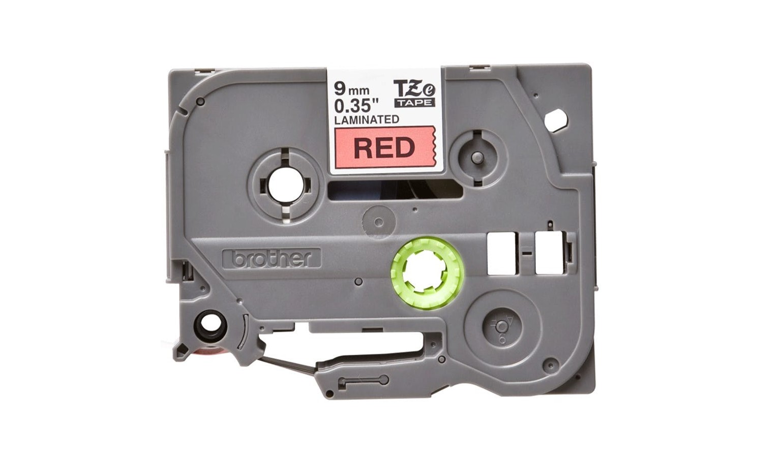 Brother TZE-421 Labelling Tape - Black on Red