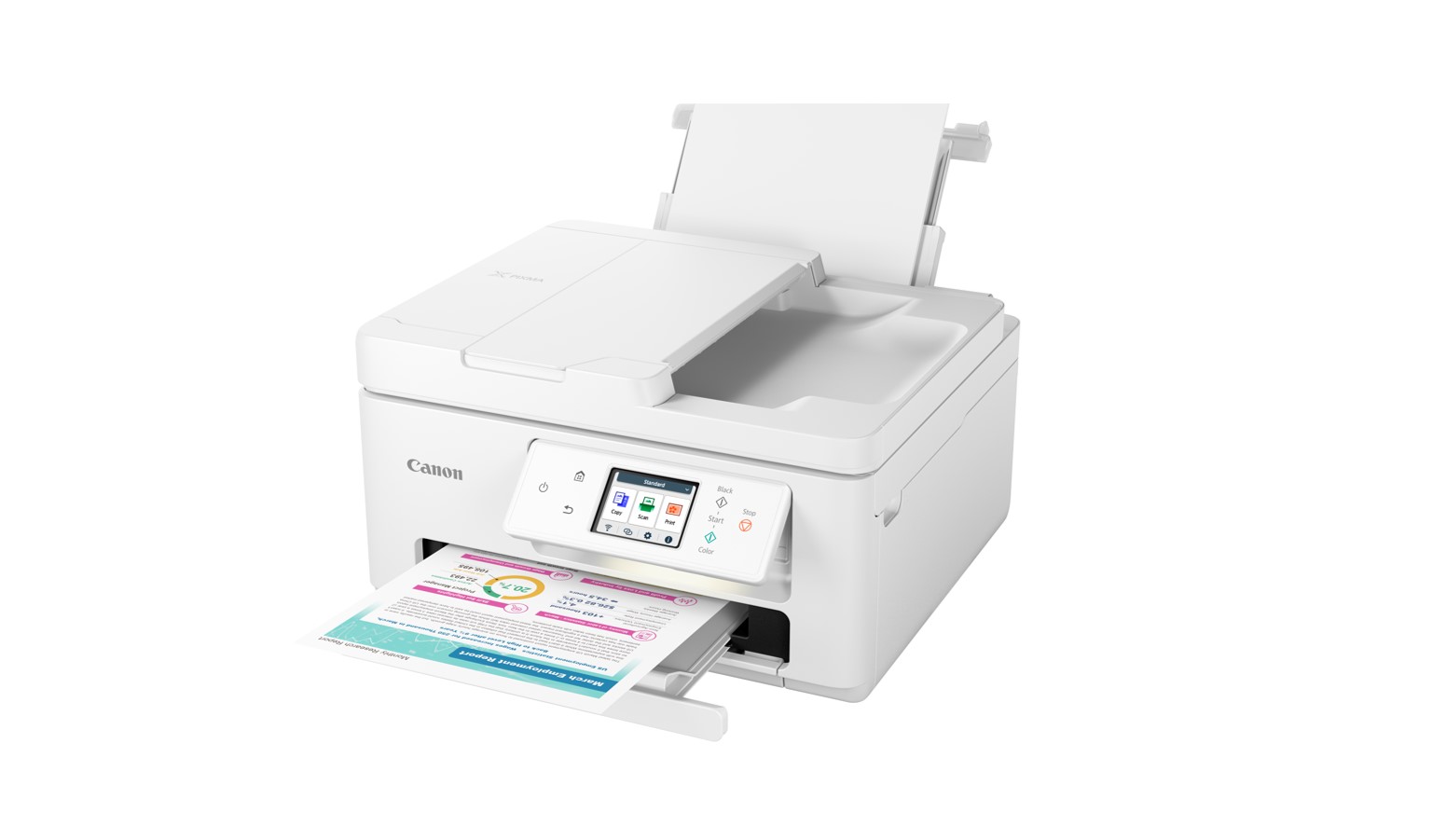 Canon TS7770A Aio Pixma Inkjet Printers White Harvey Norman Singapore