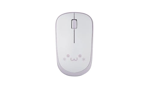 Elecom M-IR07DRS Purple Face 2 2.4GHz Wireless Silent Mouse - Purple