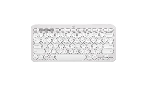 Logitech 920-011754 Pebble Keys 2 K380s Bluetooth Keyboard - Tonal White