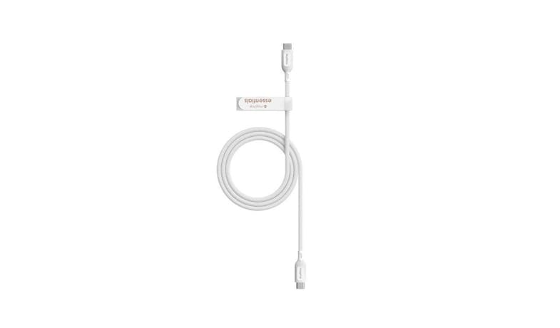 Mophie 409912184 1M Essential USB-C to USB-C  Fast Charging Cable - White_2