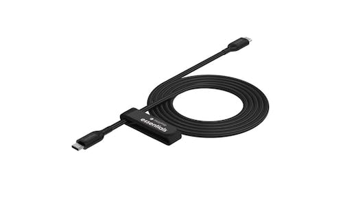 Mophie 409912235 2M Essential USB-C to USB-C  Fast Charging Cable - Black