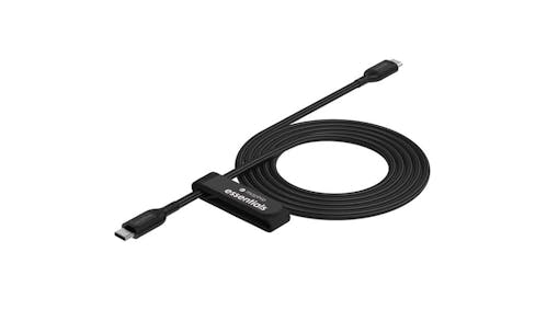 Mophie 409912236 1M Essential USB-C to USB-C Fast Charging Cable - Black