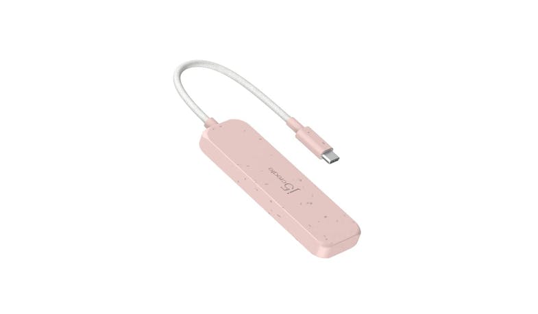 j5 Create Eco-Friendly USB-C® to 4-Port Type-C Gen 2 Hub - Rose