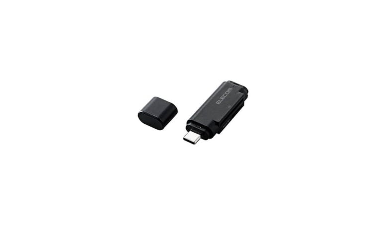 Elecom USB Type-C Memory Reader Stick Type MRC-D011BK - Black