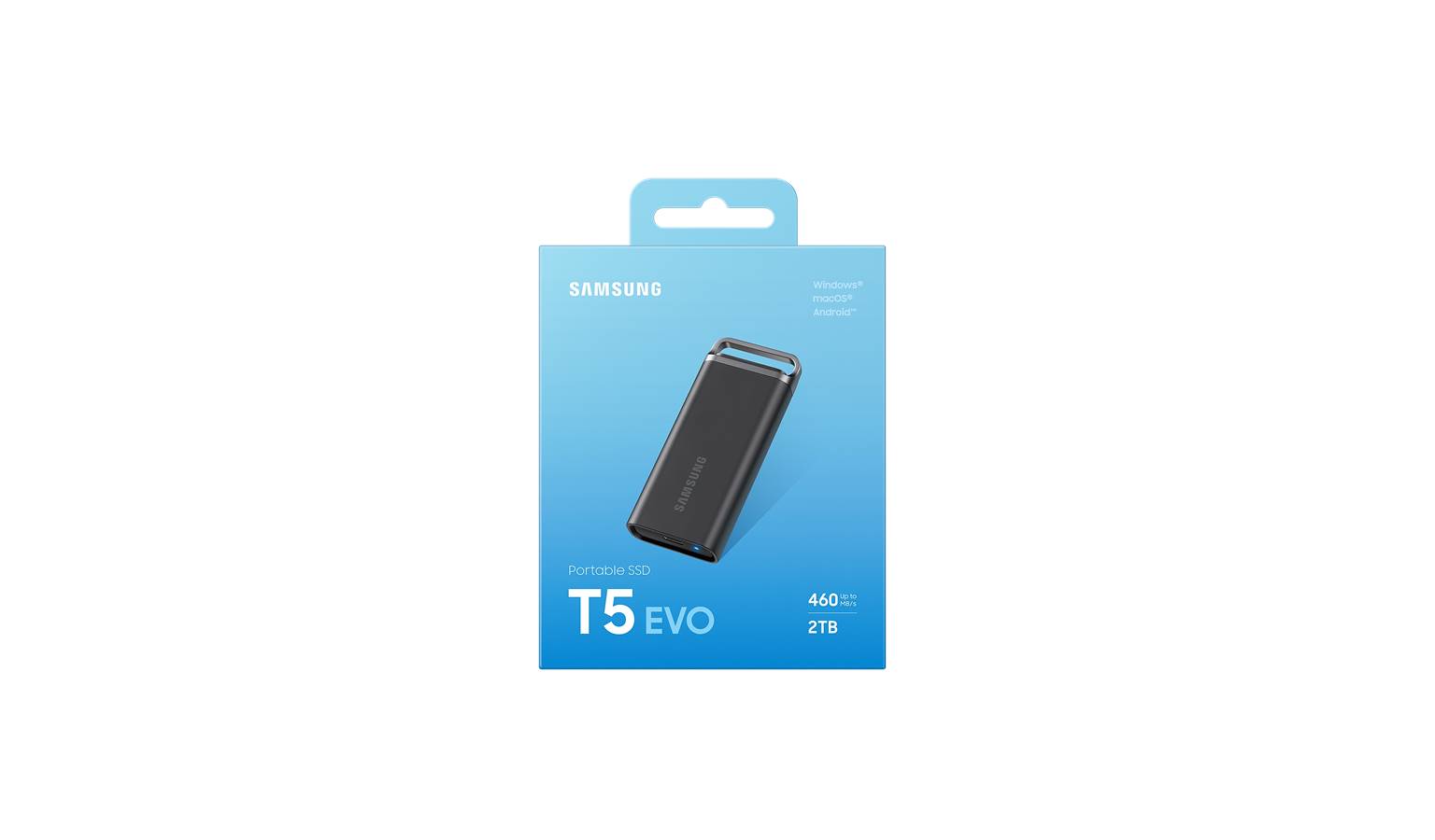 Portable SSD T5 EVO USB 3.2 Gen 1 MU-PH2T0S/WW 2TB - Black | Buy With ...