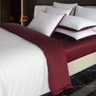 Kinu Canopy Ethan Fitted Sheet Set Queen - Maroon