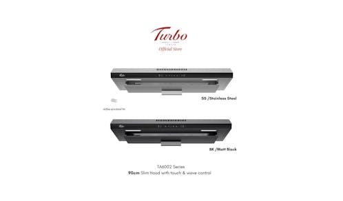 Turbo 90cm Slim Range Hood TA6002-60 - Stainless Steel