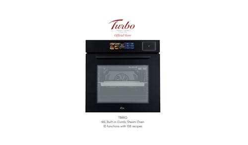 Turbo - 66L Built-in Combi Steam Oven (10 functions w/ 108 recipes) TB66Q - Black