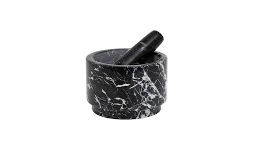 Salt&Pepper Industry 13X9cm Marble Mortar & Pestle - Black