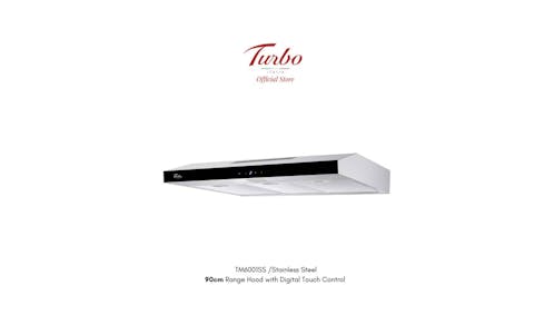 Turbo 90cm Range Hood with Digital Touch Control TM6001- Stainless Steel