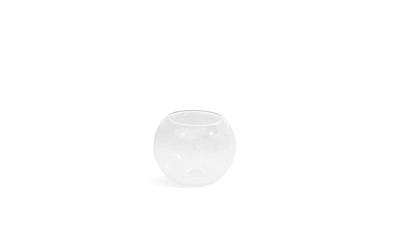 Salt&Pepper Balloon Candle Holder 8 x 8cm - Clear