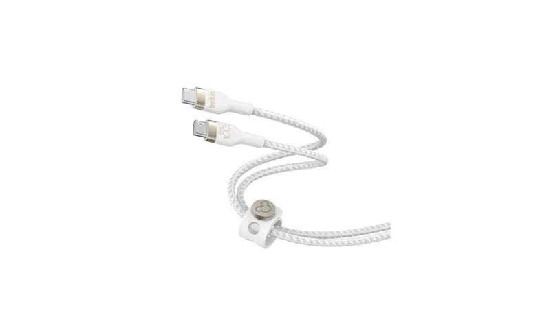 Belkin Silicone USB-C to USB-C Cable (Disney Collection/White) 2 Meter - CAB011qc2MWH