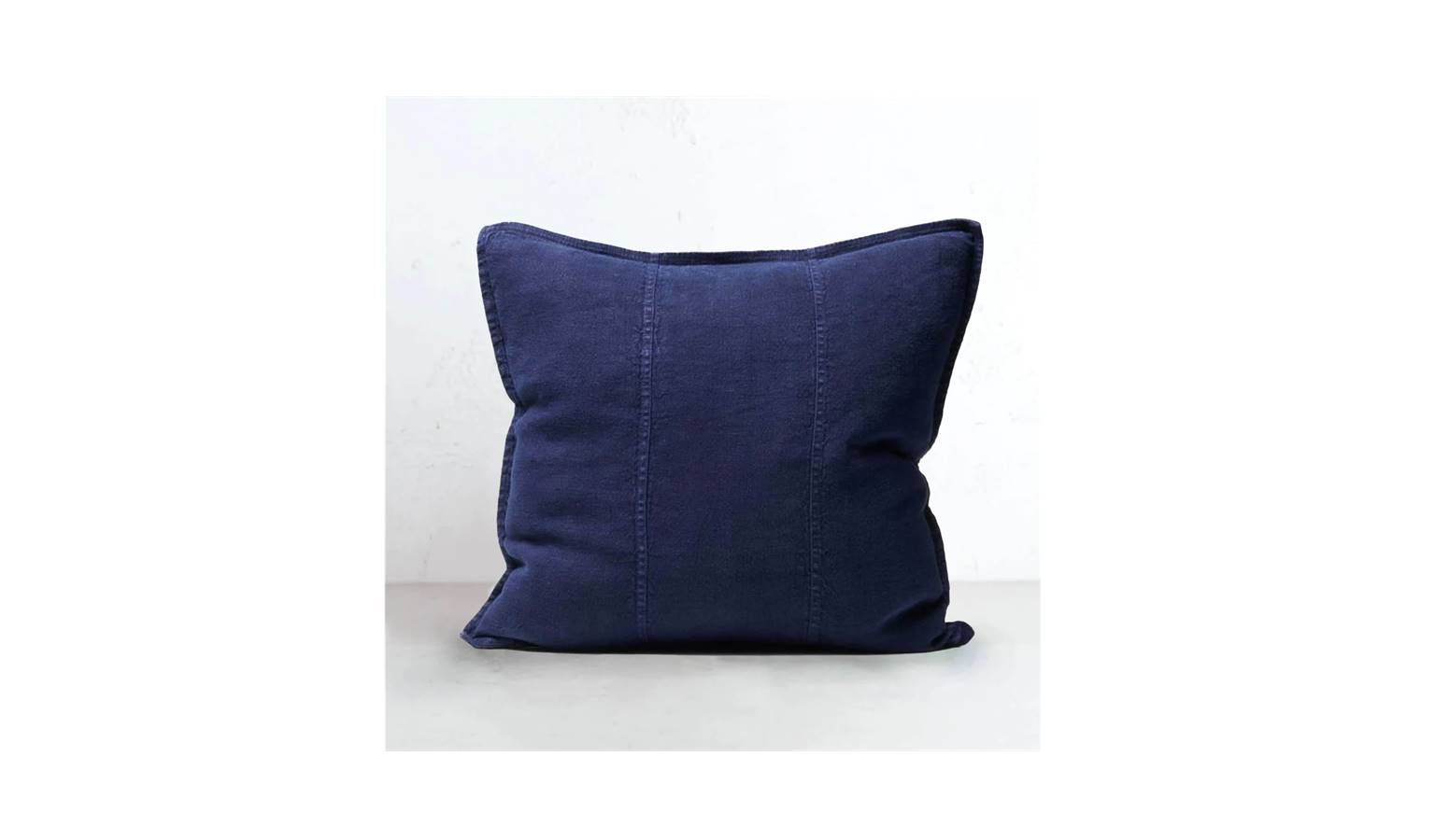 HWEL Luca Linen Outdoor Cushion 50x50CM - Navy