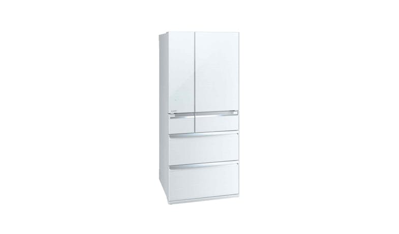 Mitsubishi MR-WX70C-W-P1 743 L 6-Door Refrigerator - Glass White_1