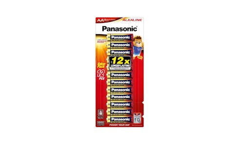 Panasonic LR03T/12B Alkaline AAA Battery 12 Batteries per Blister Pack