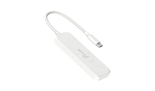 j5 Create Eco-Friendly USB-C to 4-Port Type-C & Type-A Gen 2 Hub - White