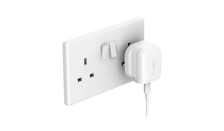 Belkin WCA003myWH 8W USB-C PD Wall Charger - White_2