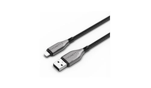 Cygnett CY4660 2m USB A Arm Lightning Cable - Black