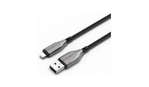 Cygnett CY4662 3m USB A Arm Lightning Cable - Black