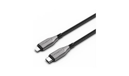 Cygnett CY4667 1m USB C Arm Lightning Cable - Black