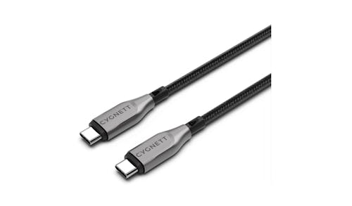 Cygnett CY4673 50cm Armoured USB-C to USB-C Cable - Black