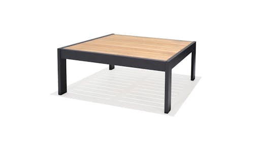 Home Collection Palau Outdoor 100cm Square Coffee Table - Dark Grey