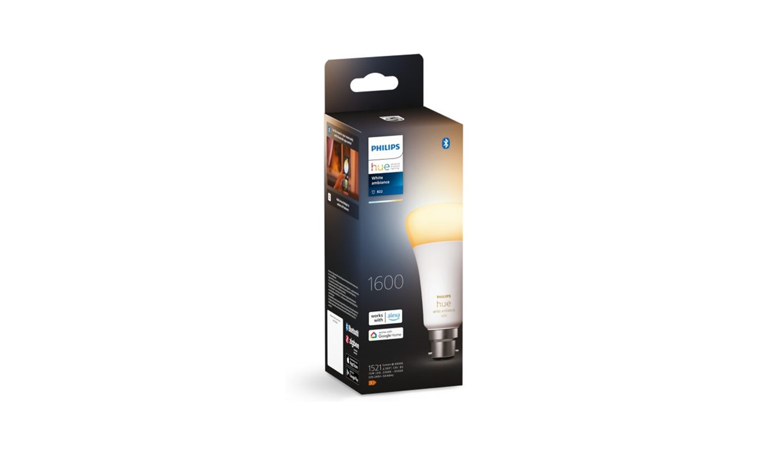 Philips Hue A67 E27 white ambiance Smart Bulb - White