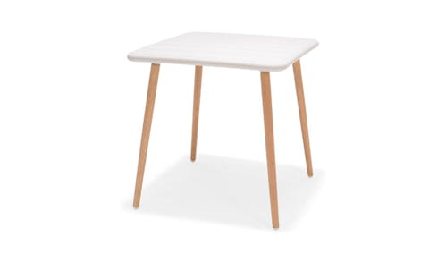 SCLG Home Collection Nassau Outdoor 70cm Square Table - White
