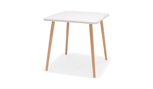 SCLG Home Collection Nassau Outdoor 70cm Square Table - White