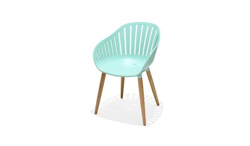 SCLG Home Collection Nassau Outdoor Carver Easy Chair - Mint Green