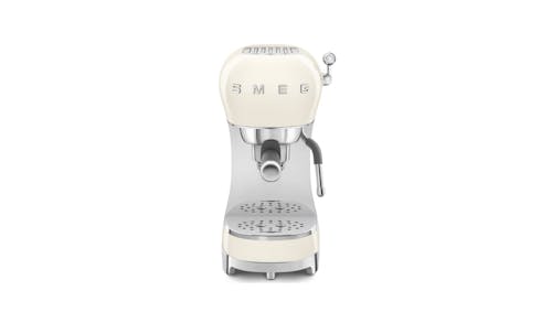 Smeg ECF02CRUK Espresso Machine - Cream