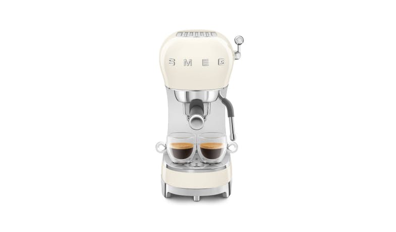 Smeg ECF02CRUK Espresso Machine - Cream_4