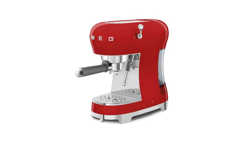 Smeg ECF02RDUK Espresso Machine - Red_3