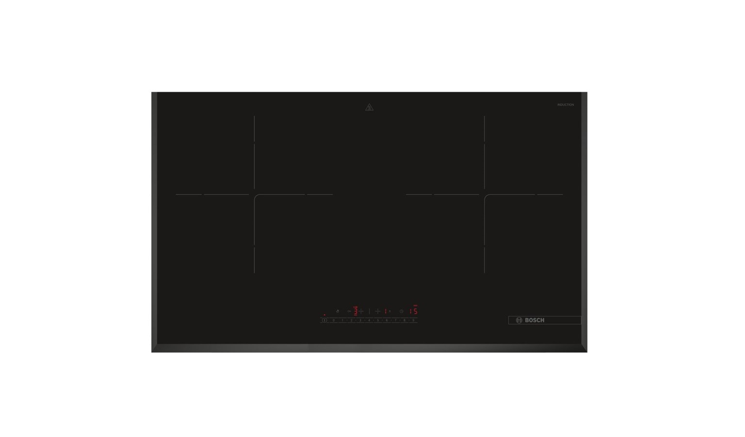 BOSCH PMI82560VN Series 6 78 cm Induction Hob - Black