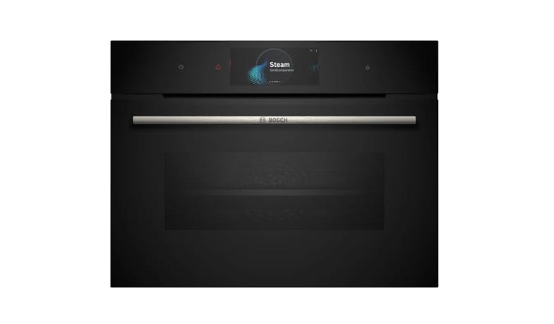 Bosch CSG7584B1 Series 8 60 x 45 cm Built-in compact Oven with Steam Function - Black