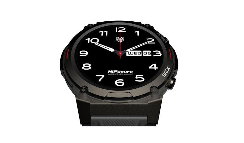 Hifuture Mix 2 Amoled Wireless Calling Smartwatch- Black_4