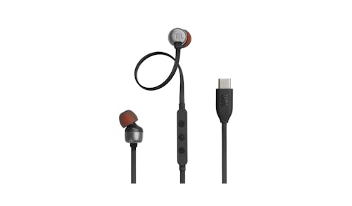 JBL 310C Tune USB-C Wired Earphone - Black