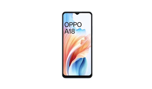 Oppo A18 4GB+64GB 90Hz with 5000mAh Large Battery Smartphone - Blue