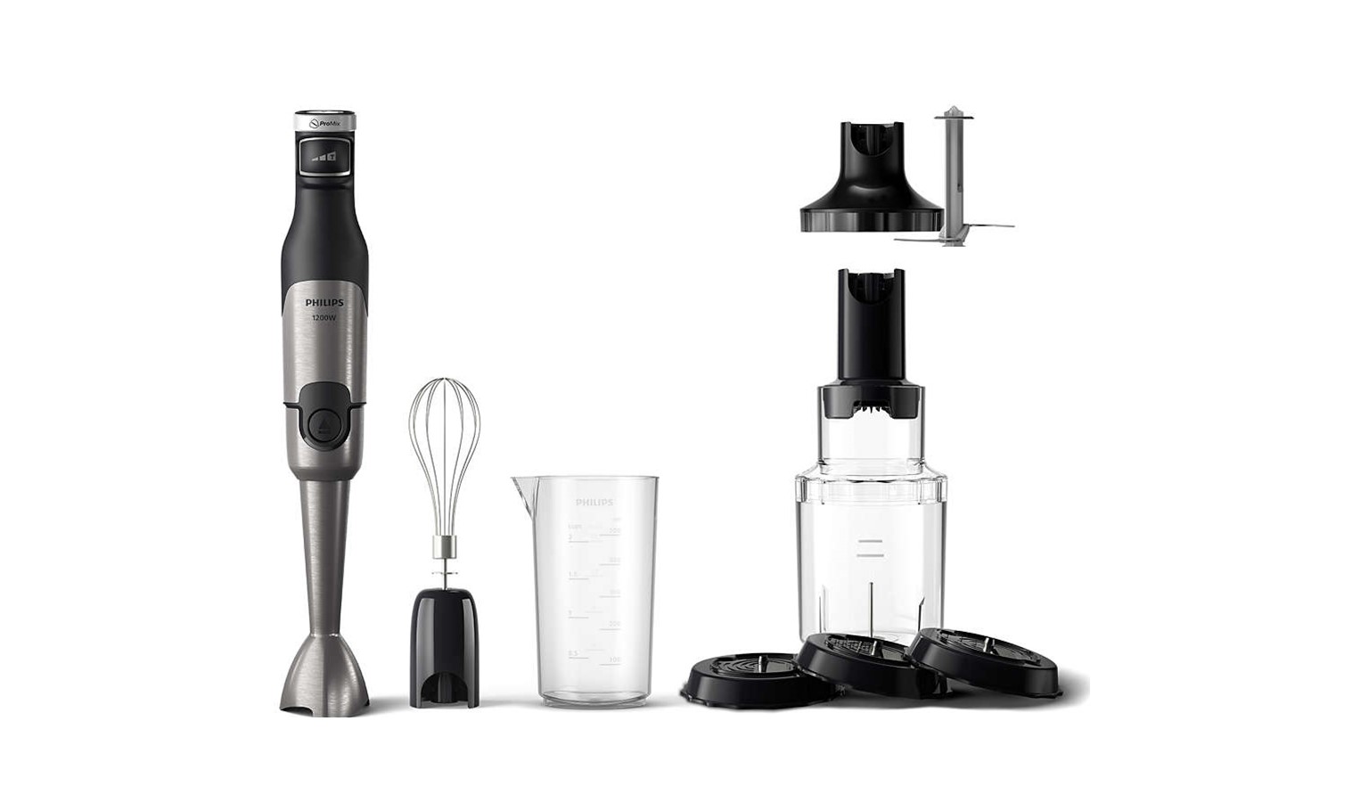 Philips HR2684/00 5000 Series Hand Blender  - Black & Stainless steel
