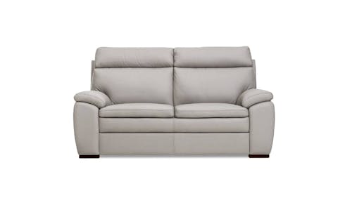 IMGSORRENTO 2.5 Seater High Back Leather Sofa (T417 Cinder/Espresse)