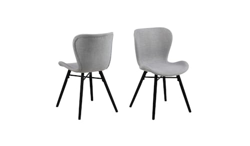 Urban Batilda Fabric Dining Chair - Light Grey