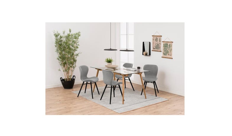 Urban Batilda Fabric Dining Chair - Light Grey_1