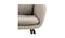 Urban Dora Fabric Dining Chair With Armrest- Beige_6