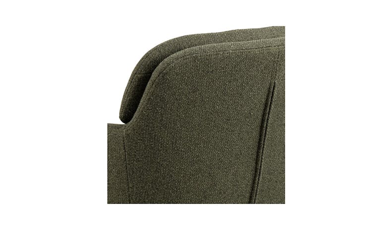 Urban Dora Fabric Dining Chair With Armrest - Green_6